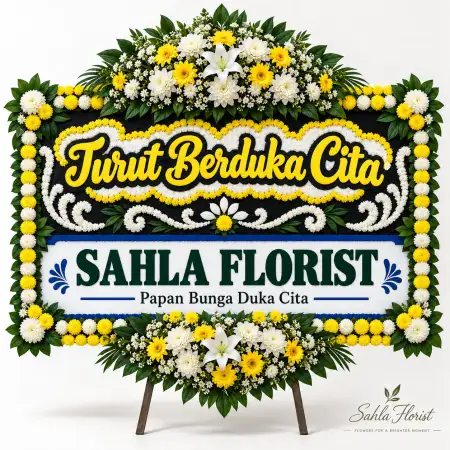 Papan Bunga Duka Taman Sidoarjo